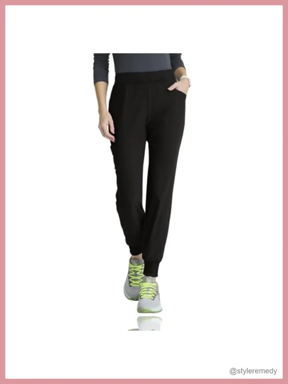 Classic Fit Scrub Jogger Pant for Women, 5-Pocket, 4-Way Stretch